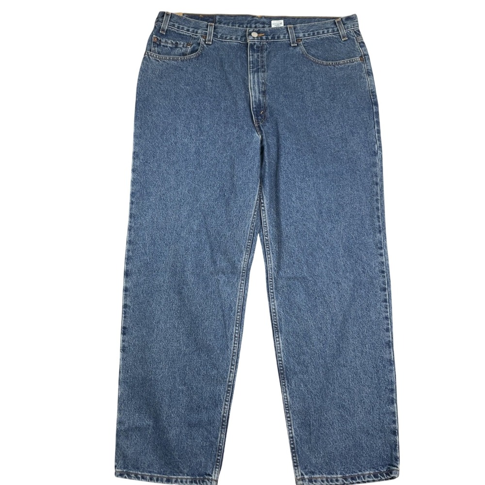 Levi's Jeans Men 42W ACT 40W 30L Blue Relaxed Fit Straight Leg Denim Pants NWT